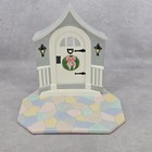 Vintage Holland Mold Ceramic Christmas Carolers Front Door House Figurines 5 Pcs
