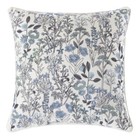 Embroidered Floral Throw Pillow Velvet Canvas Country Home Decor Cushion New