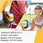 Senston Volleyball Official Size 5 - Waterproof Indoor outdoor Soft Volleyball F