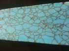 1 Reconstituted Turquoise Gemstone For Pool Cue   Knife Handle Inlay Work 