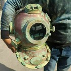 Antique Diving Us Navy Mark V Deep Sea Marine Old Scuba Divers Replica Helmet