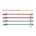 Cat Collar With Bell 4 Pack Durable Breakaway Adjustable Reflective Cat Collars