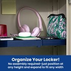 Lockermate Adjust-a-shelf Locker Shelf  Extends To Fit Your 2 Pack  Blue