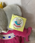 Babar Queen Celeste Elephant Plush Pink Dress Stuffed Toy - Gund Vtg With Tag