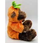 Animal Adventure Bear Pumpkin Outfit Plush Stuffed Animal 9 Inch Halloween 2007