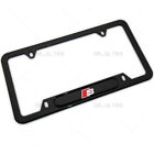Gloss Black Front Or Rear Audi S Logo Emblem License Plate Frame Cover Gift