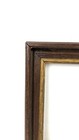 Antique 19th Century Victorian Walnut Deep Dish Picture Frame Fits 8  X 6 