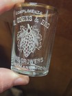 Old Rare Antique 1900s H  Sohns Bros  Hermann Mo Pre Pro Advertising Shot Glass