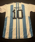 Lionel Messi Argentina Autographed Signed Custom Jersey With Coa