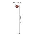200pcs Sewing Pins  Straight Pin With Plastic Pearlized Ball Head  Light Brown