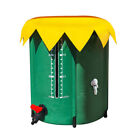 Rain Barrel Collapsible Pvc Rain Collection System With Three Spigots Water