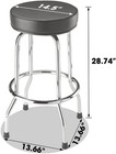 Trp6185 Swivel Bar Stool  Padded Garage shop Seat  28 74  Tall  18 5  Diameter