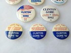 Lot Of 14 Vtg 1992 Clinton Gore Campaign Buttons Pins Authentic Union Bug
