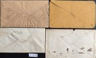 Museum Grade 4x Us Classic 3   Washington Covers Fancy Cancels Advertising Lot 4