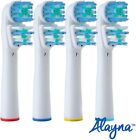 Replacement Brush Heads Compatible With Oral B- Double Clean Design  Pack Of 16 