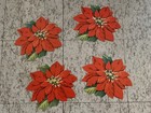 Lot Vintage Dennison Christmas Die Cut Cutout Decorations