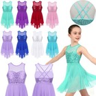 Us  Kids Girls Ballet Dance Lyrical Tango Latin Competition Ballerina Jazz Dress