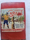 Vintage Garant Axe Original Handle Label On  Montmagny Quebec 