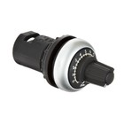 Eaton M22-r4k7 Potentiometer 22mm Diameter 4 7ohm Resistance Silver Bezel    kd