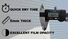 Waterproof Inkjet Transparency Film Screen Printing 42  X 100  - 4 Rolls - 5 Mil