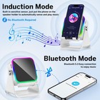 Wireless Induction Speaker 5-in-1 Bluetooth Speaker With Stand stereo Sound     