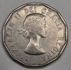 1961 Canada 5 Five Cents - Circulated Canadian Nickel World Coin - L4