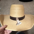 Larry Mahan Collection Milano Hat Co  Straw 30x Western Cowboy Hat Tan 7 1 8 