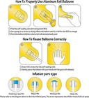 16   Blue Balloons Letters A-z Number Wedding Party Decor 26 Pieces Balloons Uk