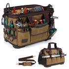28l Heavy Duty Electrician Construction Tool Case Storage Carry Bag Outdoor Work