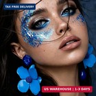 10 Colors Body Glitter face Glitter Makeup For Kids Women sparkly Chunky Hair Gl