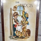 New Vintage Zodiac Decorator Wall Plaque Virgo The Virgin 1970s Sealed Astrology