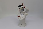 Art Deco Style Half Doll Figurine Flamenco Sexy Half Doll Pincushion Arms Away S