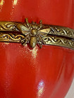 Limoges Peint Main Hinged Trinket Box-red Bell Pepper-bee Clasp-mini Vegetable