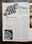 Vtg Clark s ont jp Coats Book  258  floral Doilies    1949 11 Doilies To Crochet