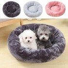 Pet Bed Comfortable Donut Round Dog Kennel Soft Washable Dog Cat Cushion Bed