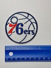 76ers Vintage Style Logo Patch  Embroidered  Iron On   3x3
