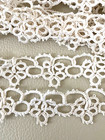 Vintage Handmade Tatting Ivory Lace Unused 108   