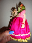 Vintage Antique Tin Mechanical Wind-up Head Dancing  Tin cloth Doll 6    No Winder