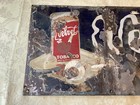 Barn Find Vintage Antique 39   x12    Velvet Tobacco Porcelain Advertising Sign