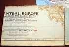 Lot Of 6  Fold-out Maps From National Geographic Society  Germany  Italy   Spain