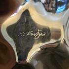 Famed Designer Ole Kortzau From Denmark Silver Bowl Signed   W w georg Jensen 