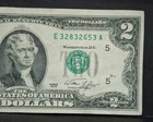 1976 Bicentennial Older Harder To Find  2 Two Dollar Bill Circulated          