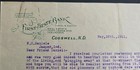 1911 Cogswell Nd First State Bank Letter Capt Daniel Steamboat Pilot Land Claim