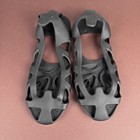 Tapfit Womens Large Slip-on Tap Dance Workout Black Rubber Taps Shoe Covers