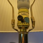 Vintage Brass Stiffel Table Living-bedr Lamp Light W stiffel Lamp Shade