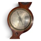 Antique 19th Century English Barometer Weather Station Mahogany Georgian Style