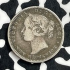 1862 2 New Brunswick 10 Cents Lot jm9751 Silver  Overdate Variety
