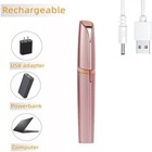 Pink Women s Flawless Brows Facial Hair Remover Electric Eyebrow Trimme Epilator