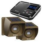 Wuloo Wireless Driveway Alarm Garage Security Outdoor Infrared Pir Motion Sensor