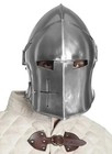 Medieval Barbuta Knight Helmet - 18g Mild Steel Larp   Cosplay Armor Costume